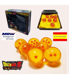 caja de 7 bolas de dragon ball de 3