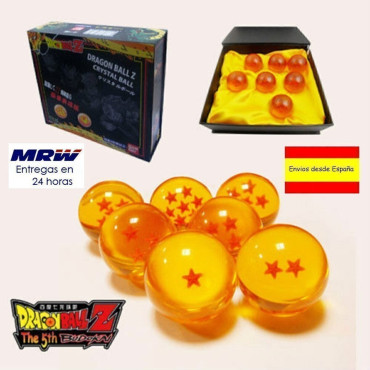 caja de 7 bolas de dragon ball de 3