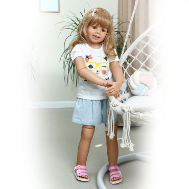 Muñeca 98cm de alto rubia