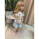 Muñeca 98cm de alto rubia