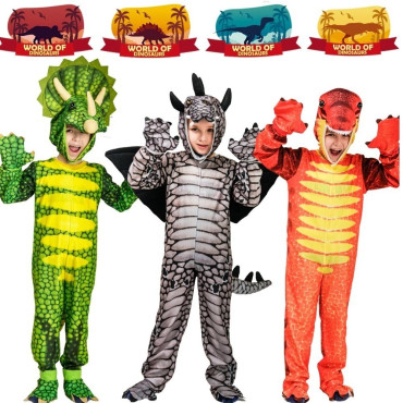 disfraz dinosaurio Estegosaurio/tiranosaurio/Triceratops