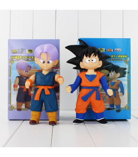 20 cm 2 unids/lote Anime Dragon Ball Z Budokai Tenkaichi Son Goten Trunks PVC