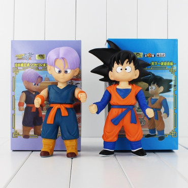 20 cm 2 unids/lote Anime Dragon Ball Z Budokai Tenkaichi Son Goten Trunks PVC