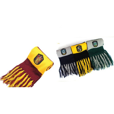 bufanda harry potter con flecos