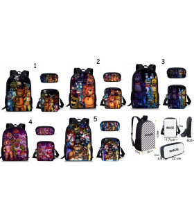 Conjunto 3 piezas escolares five nights at freddy's