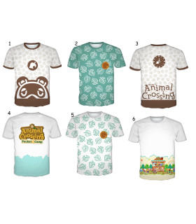 Camiseta manga corta animal crossing