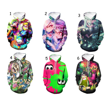 Sudadera estampado splatoon