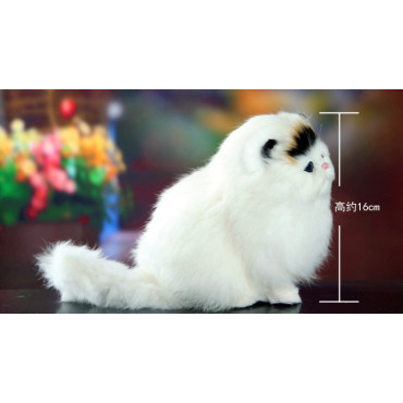 Peluches realistas gatos con pelo