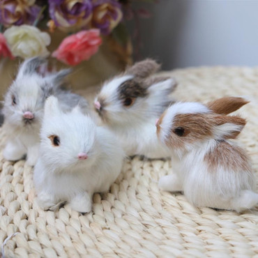 Peluches realistas conejos pequeños