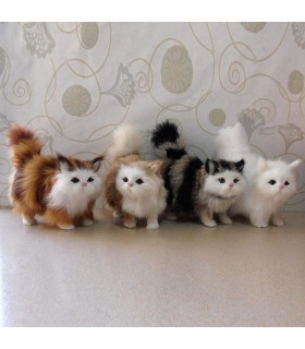 Peluches realistas gatos de pelo largo