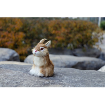 Peluches realistas conejos levantados