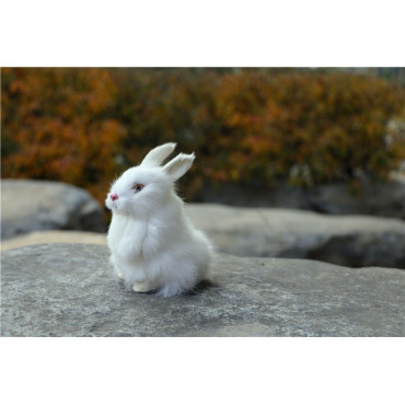 Peluches realistas conejos levantados
