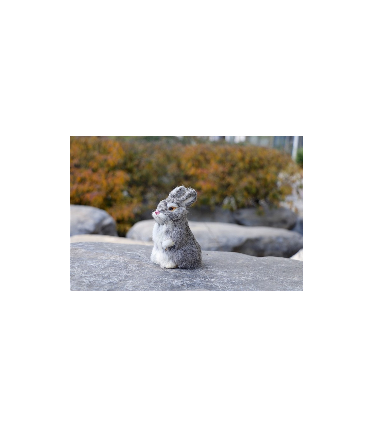 Peluches realistas conejos levantados