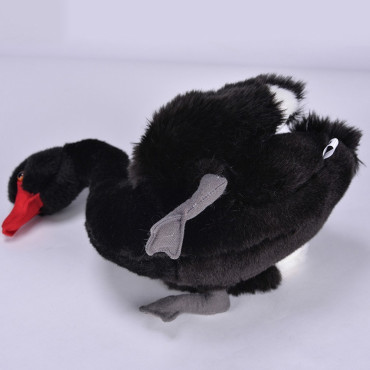 Peluche cisne blanco y negro