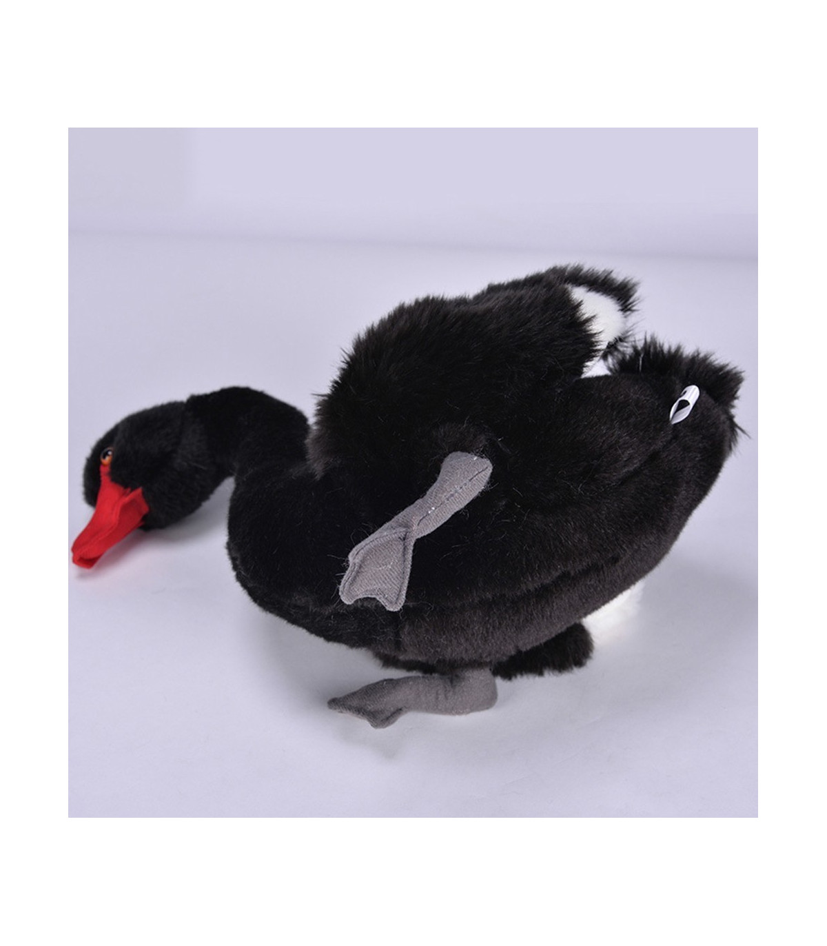 Peluche cisne blanco y negro