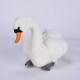 Peluche cisne blanco y negro