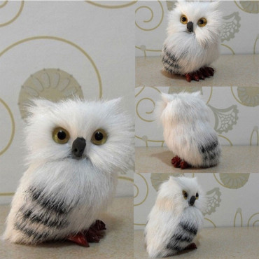 Peluche realista búho 7cm