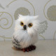 Peluche realista búho 7cm