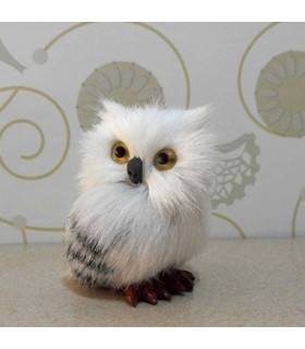 Peluche realista búho 7cm