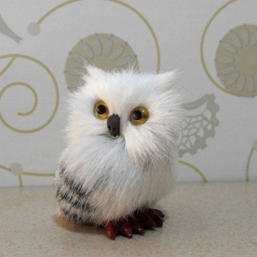 Peluche realista búho 7cm