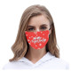 Mascarilla roja navidad