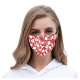 Mascarilla roja navidad