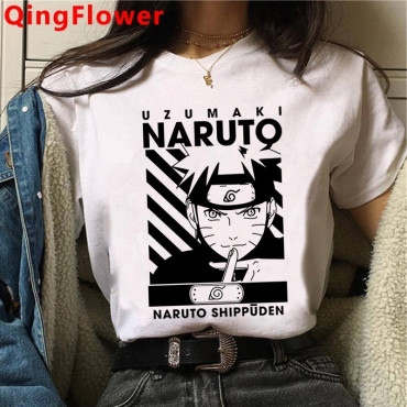 Camiseta manga corta fondo blanco Naruto