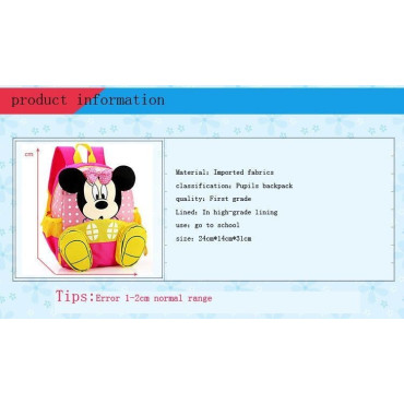 Mochilas mickey y minnie