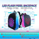 Mochila LED con aplicación para luces