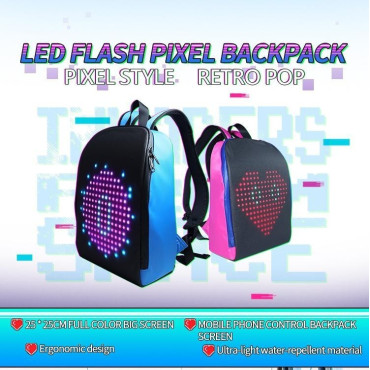 Mochila LED con aplicación para luces