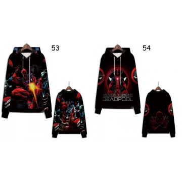 Sudadera deadpool fondo negro