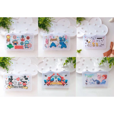 SPIDERMAN   Lote 2 fundas tipo sandwichera para mascarilla disney caja  porta  mascarillas Funda tipo sandwichera para mascarill
