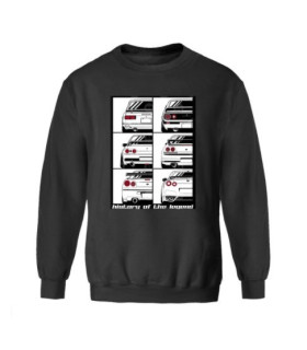 Sudadera sin capucha adulto coches deportivos