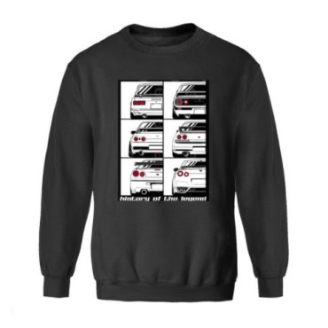 Sudadera sin capucha adulto coches deportivos