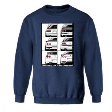 Sudadera sin capucha adulto coches deportivos