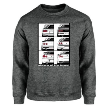 Sudadera sin capucha adulto coches deportivos