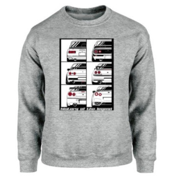Sudadera sin capucha adulto coches deportivos