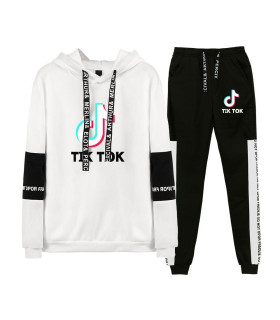 Conjunto chándal tik tok sudadera con capucha y pantalón