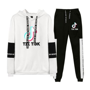 Conjunto chándal tik tok sudadera con capucha y pantalón