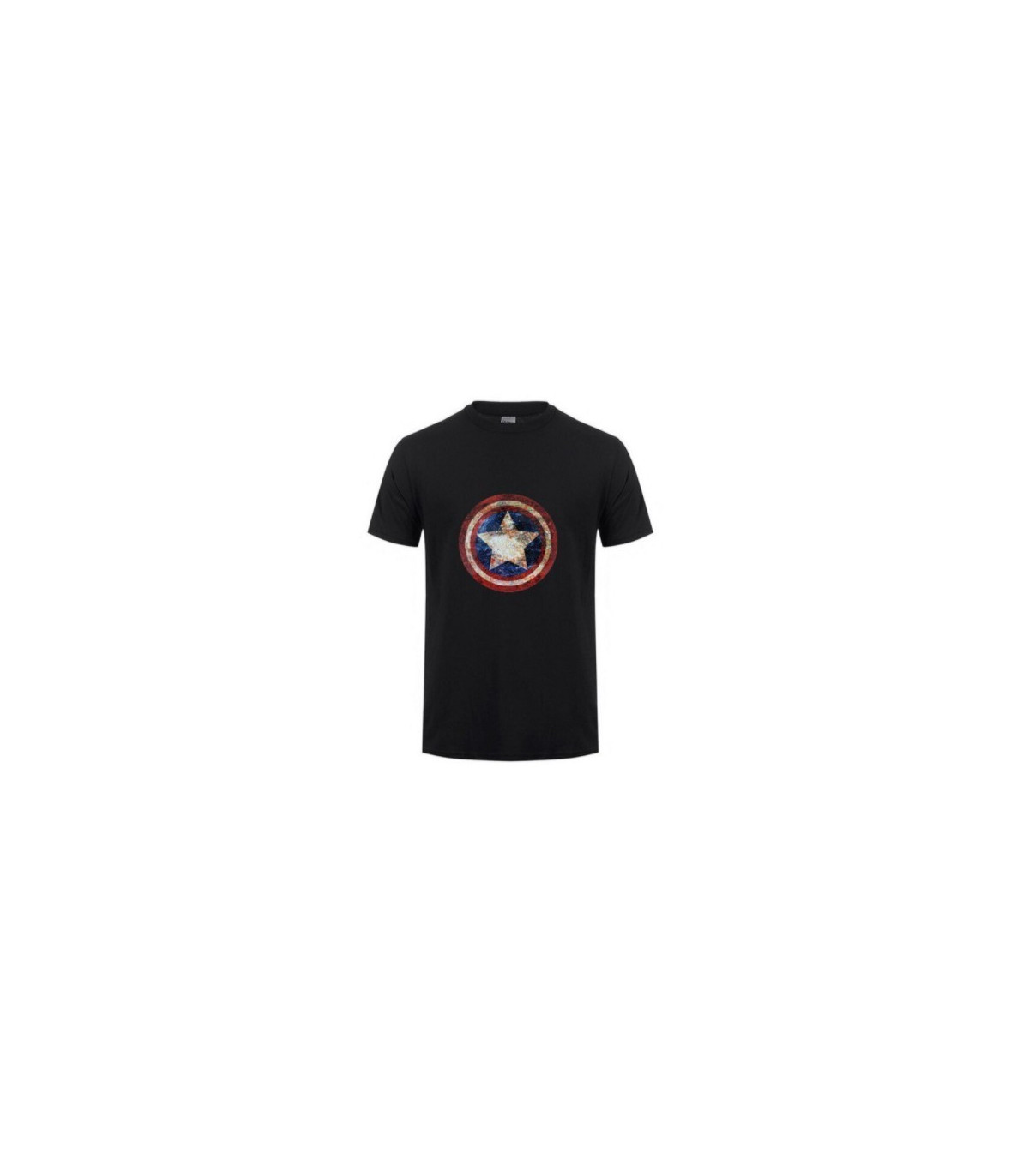 Camiseta manga corta capitán américa varios colores