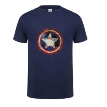 Camiseta manga corta capitán américa varios colores