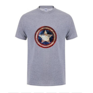 Camiseta manga corta capitán américa varios colores