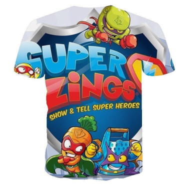Camiseta manga corta super zings