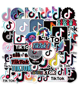 Pack 50 pegatinas tik tok