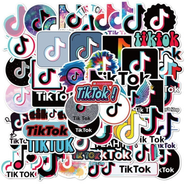 Pack 50 pegatinas tik tok