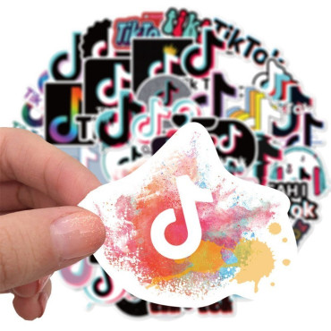 Pack 50 pegatinas tik tok