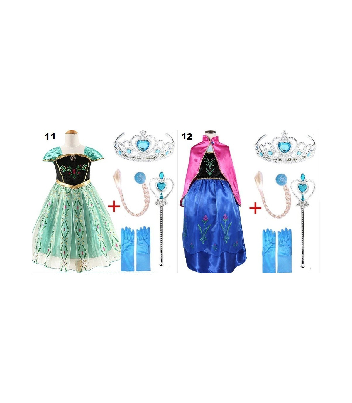 disfraz frozen elsa o ana