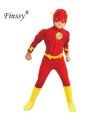 disfraz flash con musculos  para niños