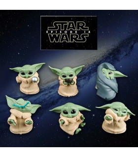Pack 6 figuras bebé yoda the mandalorian