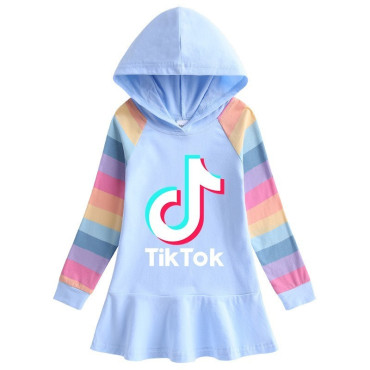 Vestido sudadera con capucha Tik Tok